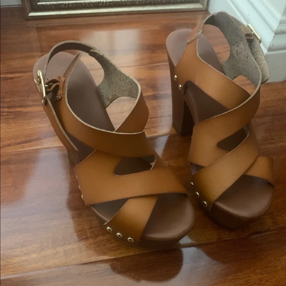Brown heels